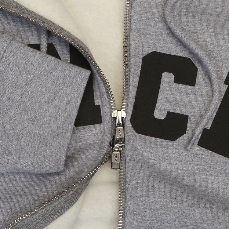 Dancer - Varsity Zip Hoodie
Color : Heather Grey