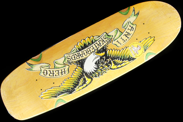 Anti-Hero Misrepresented Shaped Eagle WW Yellow Deck 9.18"