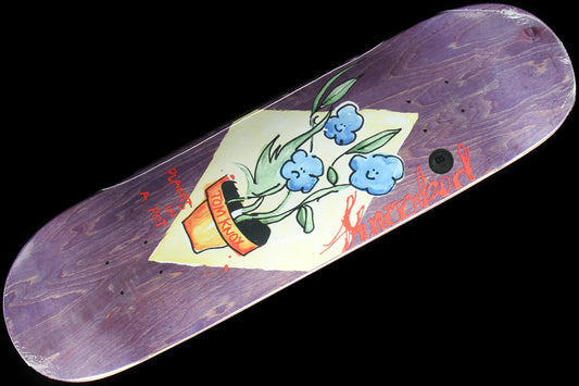 Krooked Knox - Blue Flowers Purple Deck 8.5"
