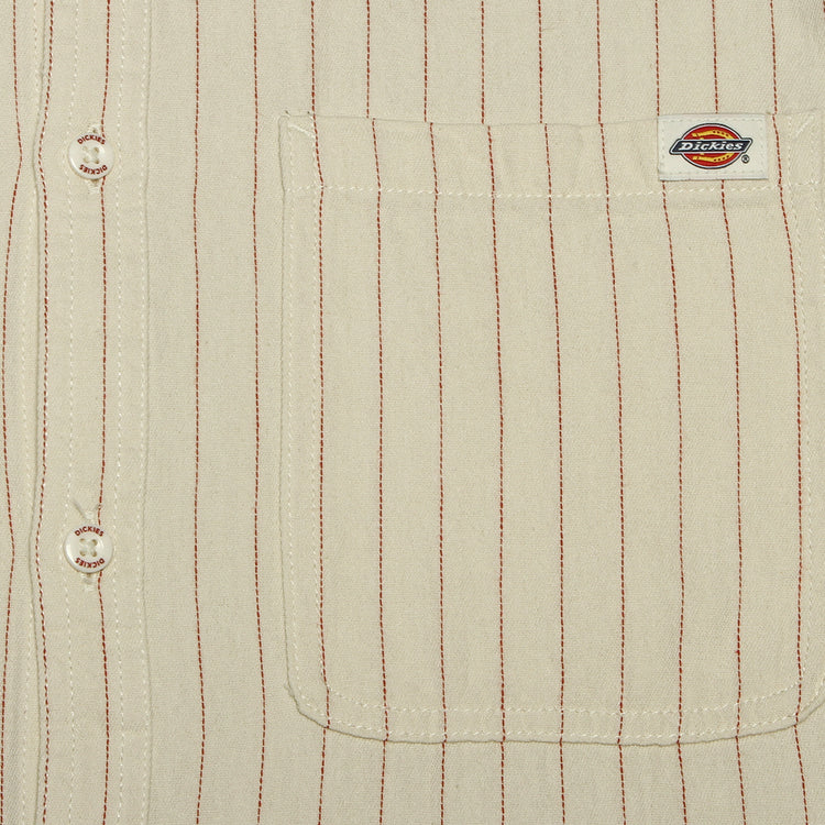 Dickies | Hickory Stripe Button-Up Shirt
Style # A4Z7NC48
Color : Cream
