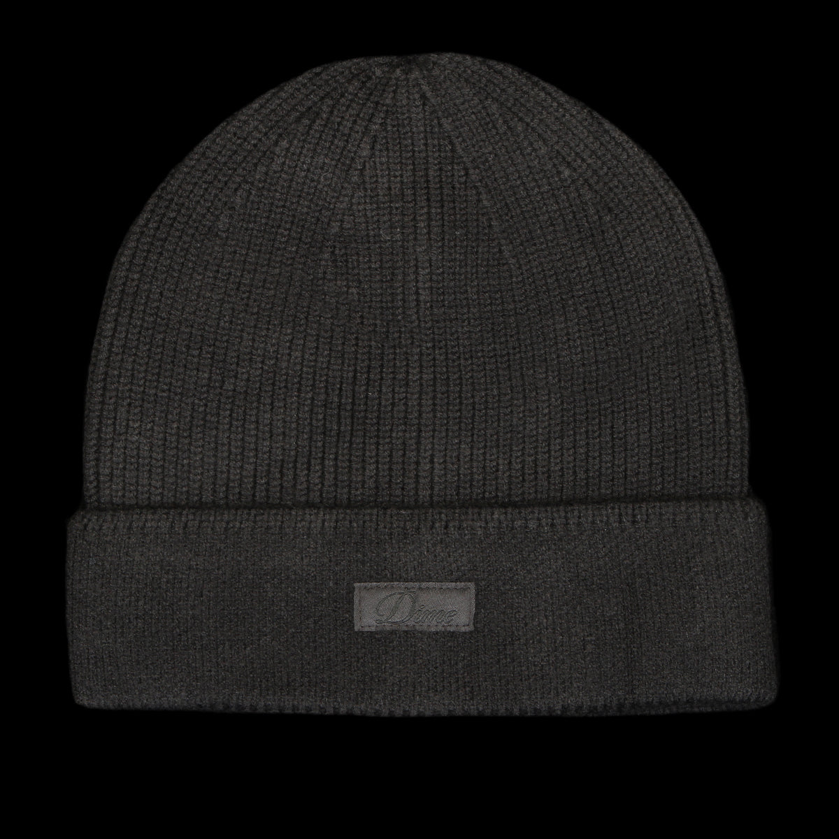 Dime - Cursive Rib Beanie
Color : Black