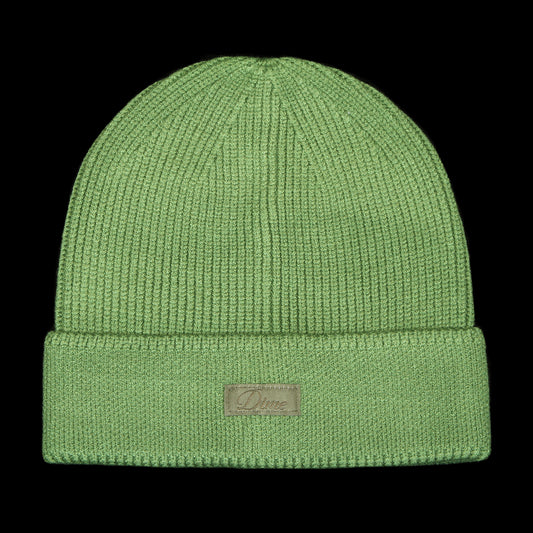 Dime - Cursive Rib Beanie
Color : Khaki Green
