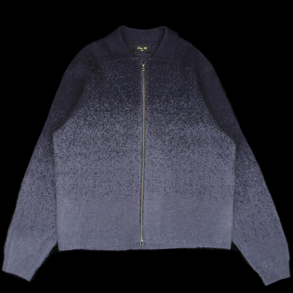 Dime - Mohair Double Zip Knit
Color : Midnight Blue