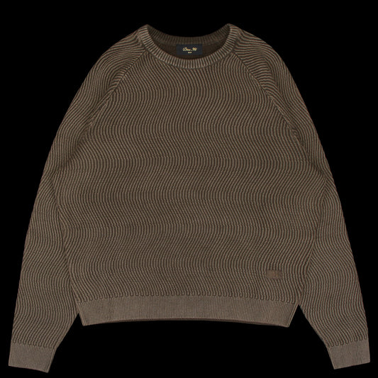 Dime - Wave Knit Sweater
Color : Brown