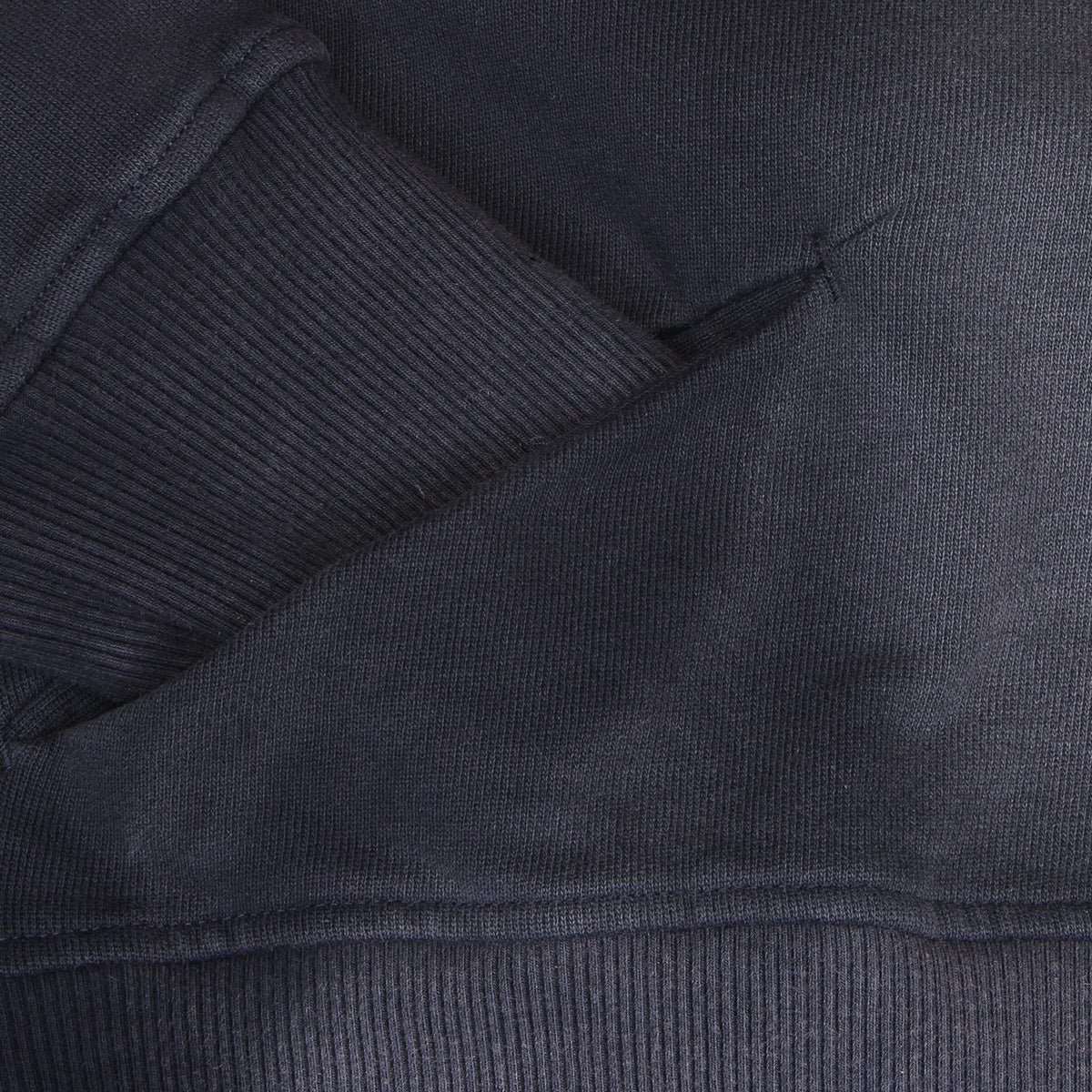 Dime - Women's Cropped Zip Hoodie
Color : Navy Washed