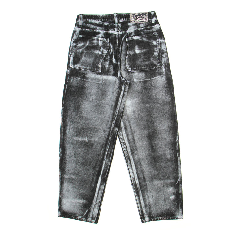 Dime - Baggy Denim Pants
Color : Black / White Pant