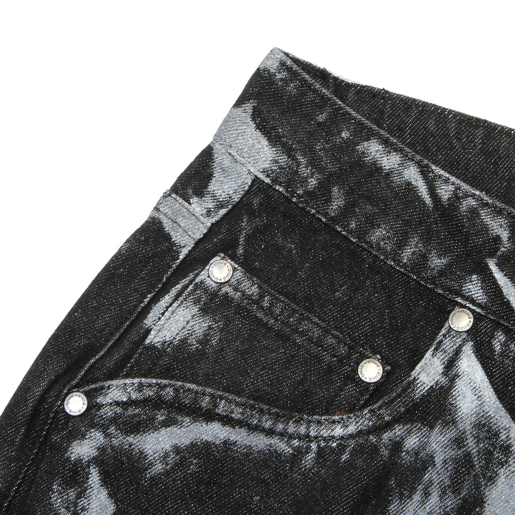 Dime - Baggy Denim Pants
Color : Black / White Pant