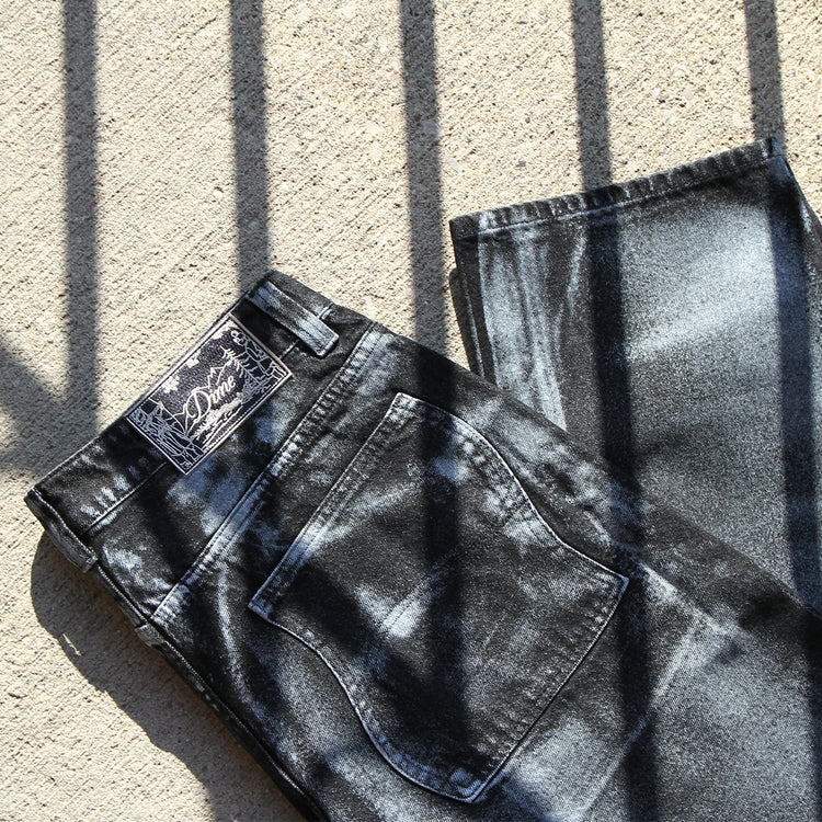 Dime - Baggy Denim Pants
Color : Black / White Pant