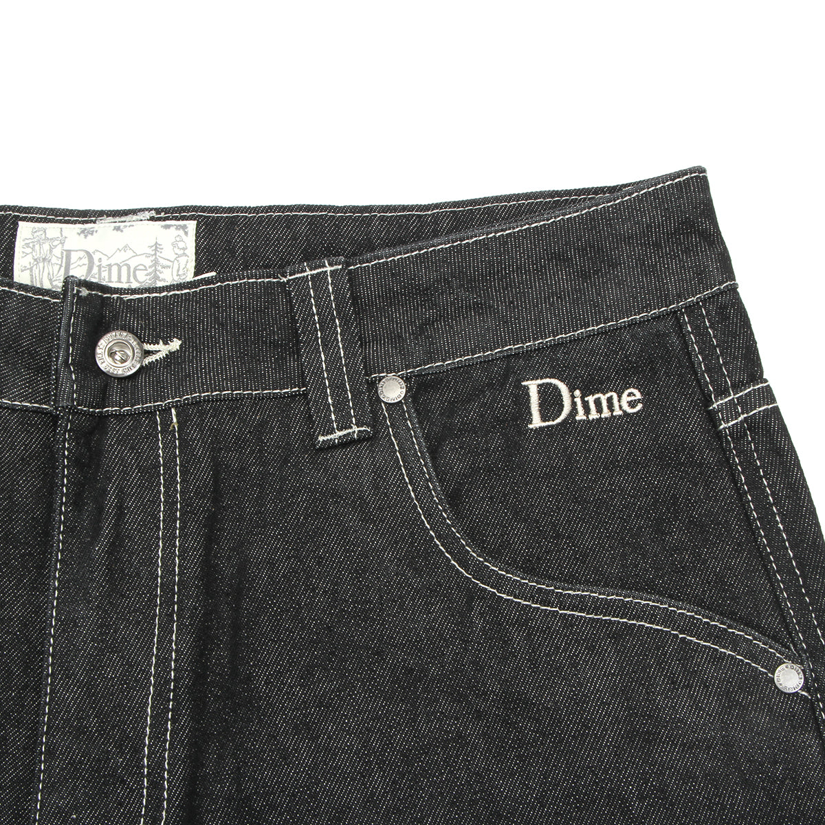 Dime | Classic Baggy Denim Pant Washed Black