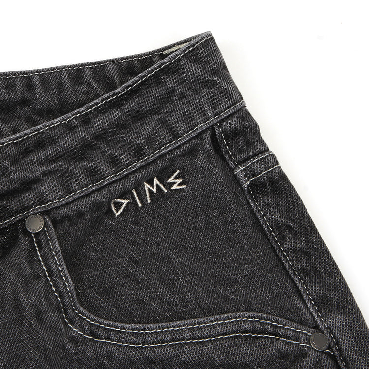 Dime - Baggy Wink Denim Pants
Color : Faded Black