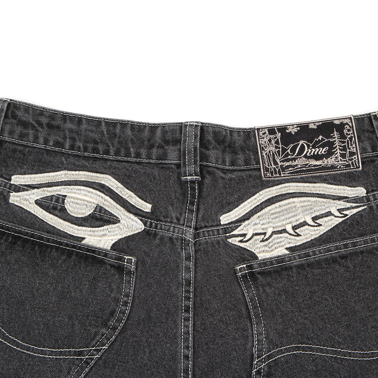 Dime - Baggy Wink Denim Pants
Color : Faded Black