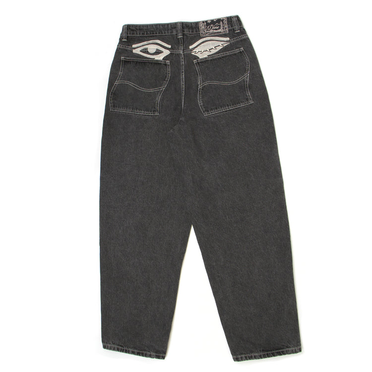 Dime - Baggy Wink Denim Pants
Color : Faded Black