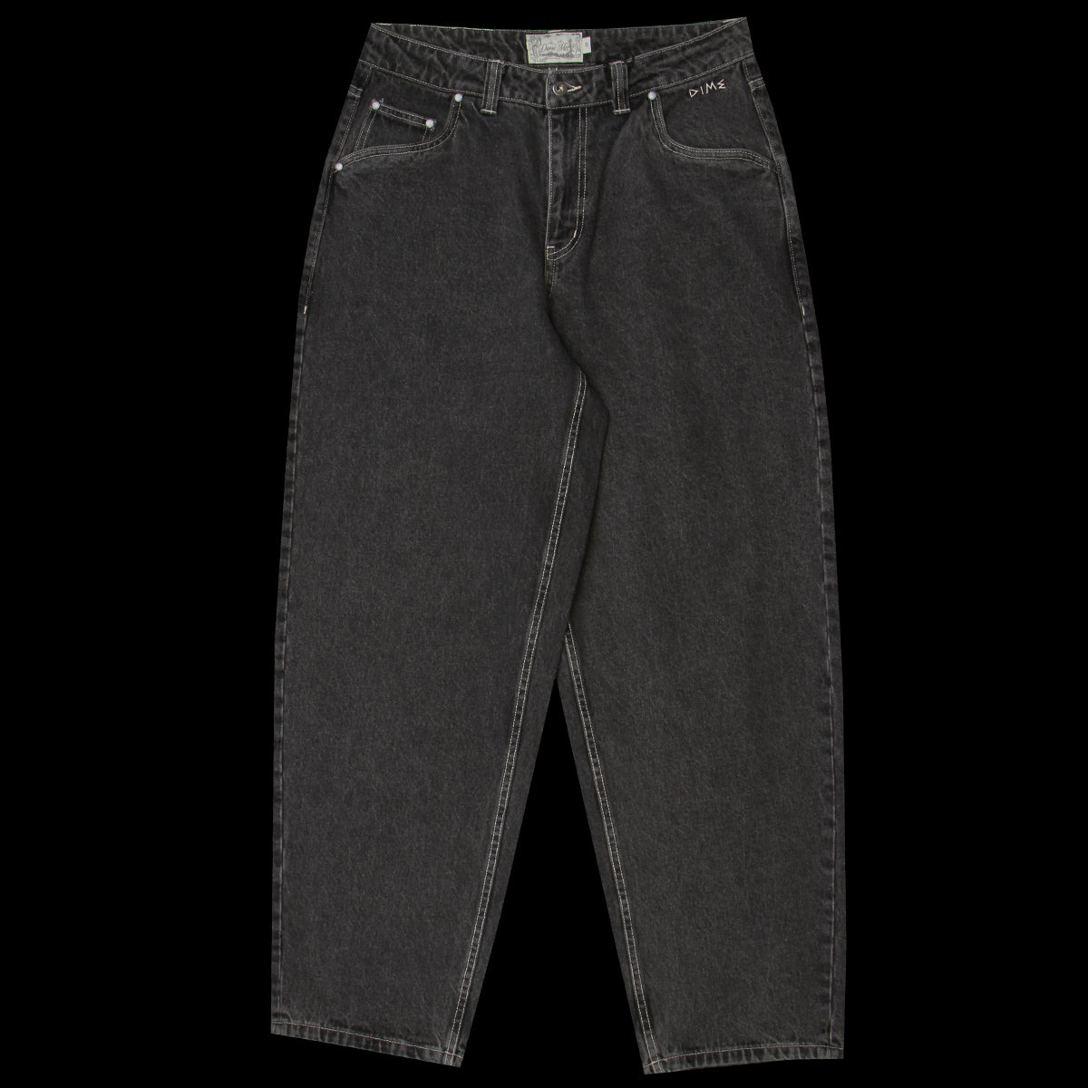 Dime - Baggy Wink Denim Pants
Color : Faded Black