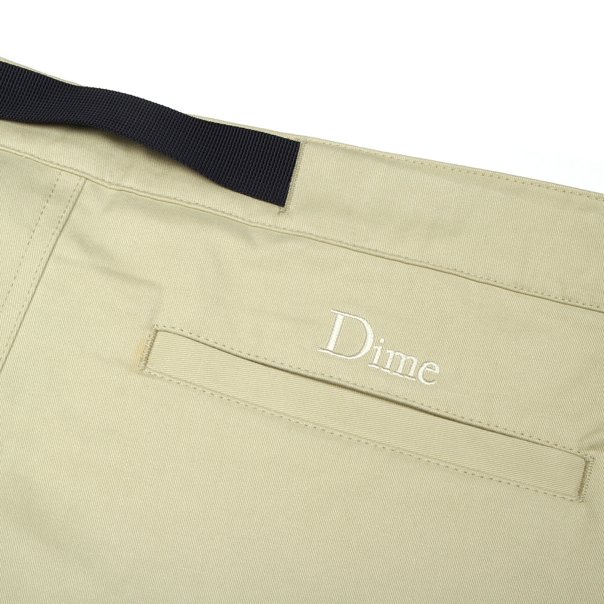 Dime | Belted Twill Pants Light Oak