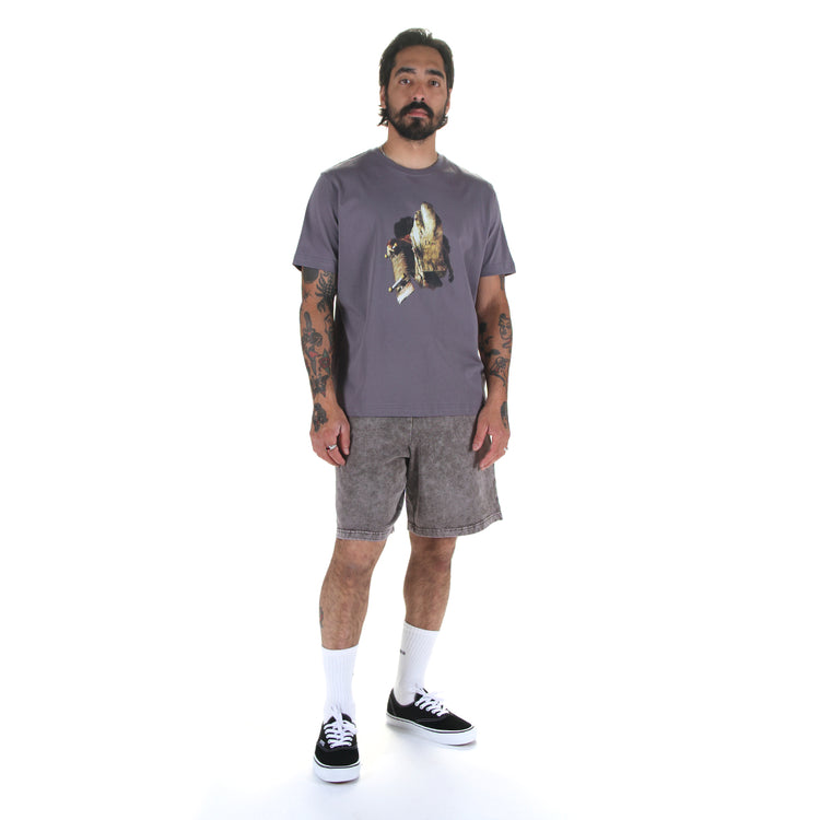 Dime - Classic Jersey Sweatshorts
Color : Brown Washed