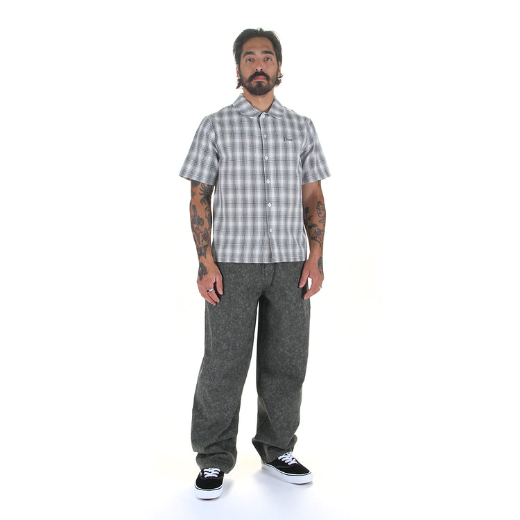 Dime - Plaid Button Up Shirt
Color : Gray