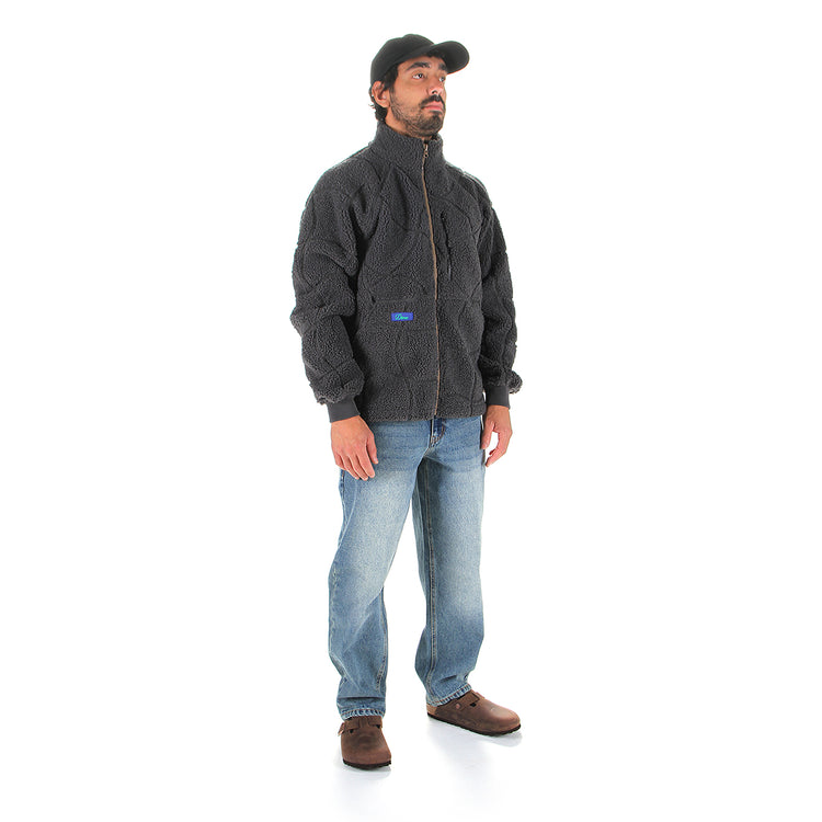 Dime | Coverstitch Sherpa Fleece
Color : Charcoal