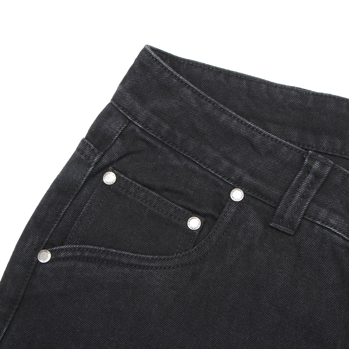 Dime | Classic Relaxed Denim Pant
Color : Black