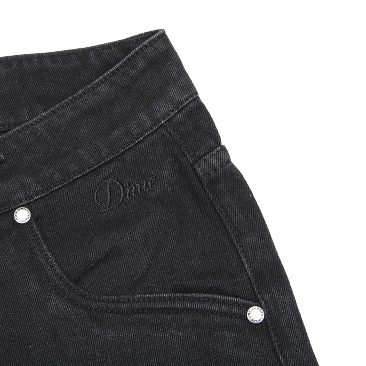 Dime | Classic Relaxed Denim Pant
Color : Black