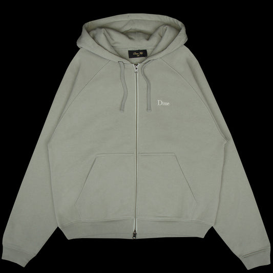 Dime - Classic Small Logo Zip Hoodie
Color : Iron