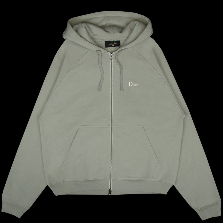 Dime - Classic Small Logo Zip Hoodie
Color : Iron