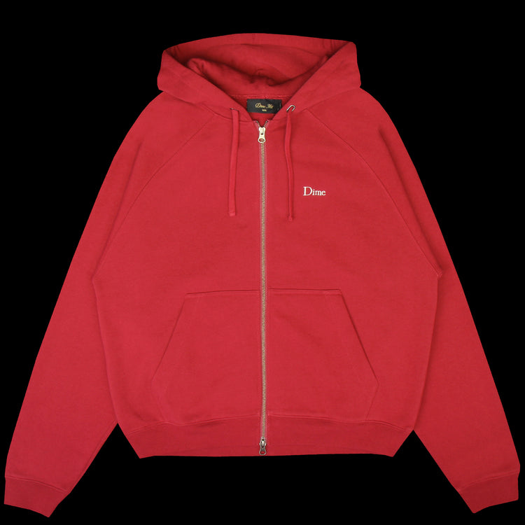 Dime - Classic Logo Zip Hoodie
Color : Beet Red