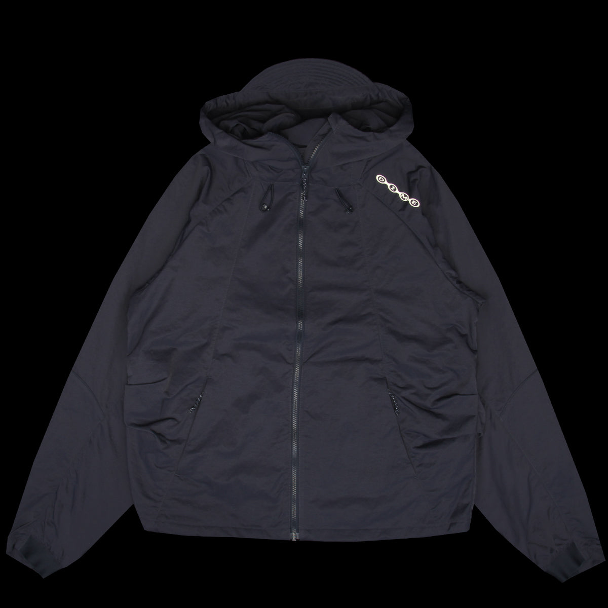 Dime - Crinkled Tech Windbreaker
Color : Dark Navy