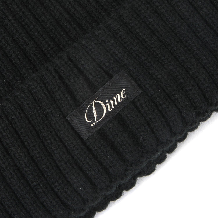 Cursive Rib Beanie