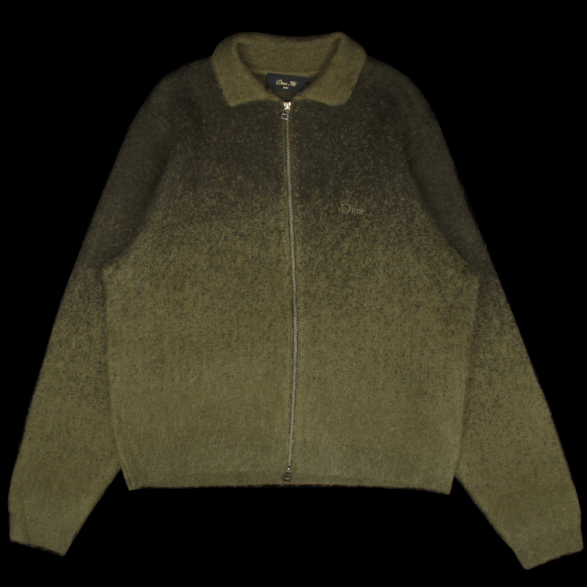 Dime - Mohair Double Zip Knit
Color : Forest