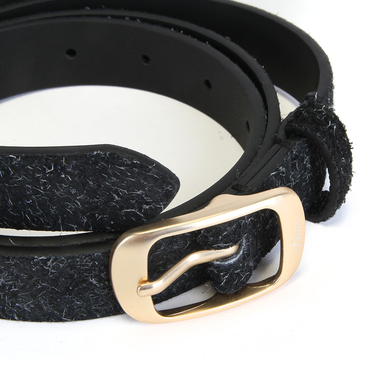 Dime - Dress Leather Belt
Color : Shaggy Black