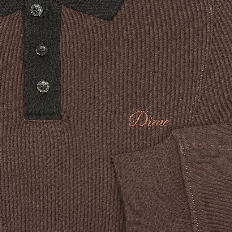 Dime - French Terry Rugby
Color : Brown