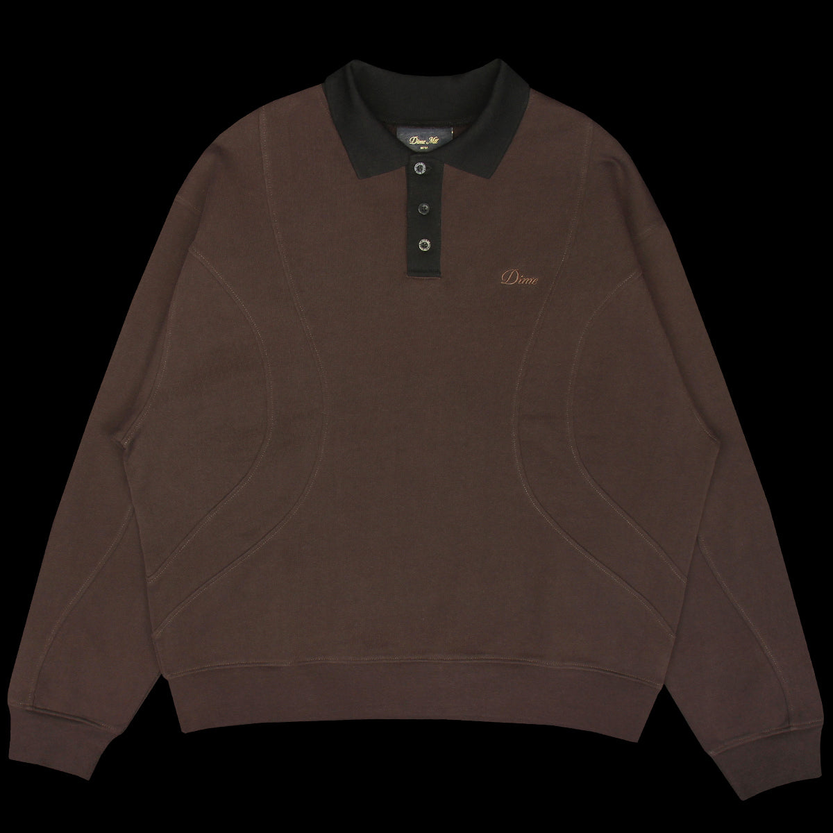 Dime - French Terry Rugby
Color : Brown
