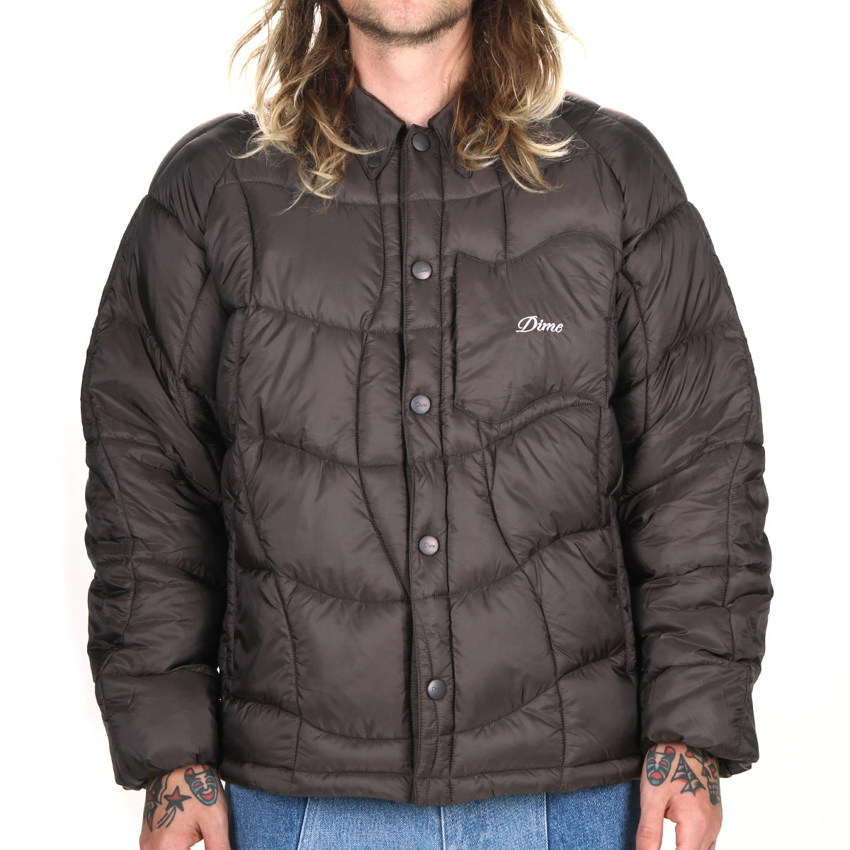 DIME MIDWEIGHT WAVE PUFFER JACKET-
