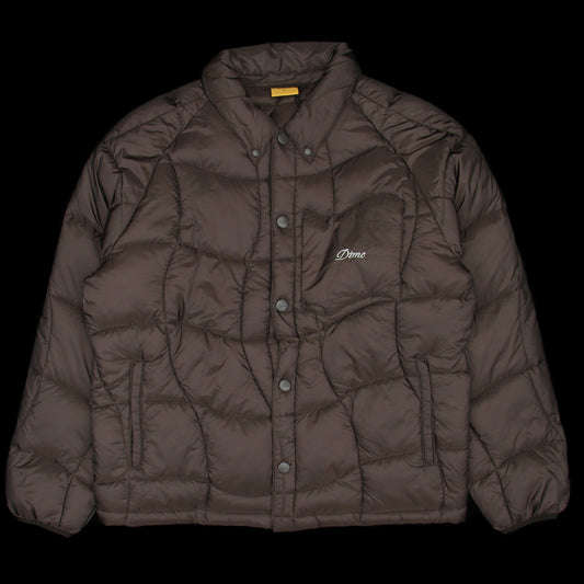 Dime | Midweight Wave Puffer Jacket Espresso