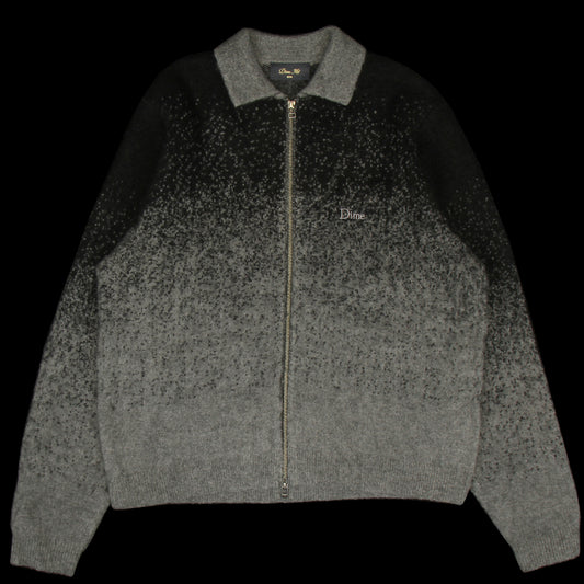 Dime - Mohair Double Zip Knit
Color : Black / Charcoal