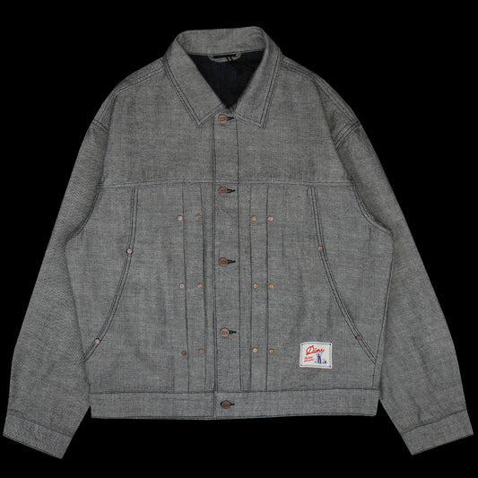 Dime - Pleated Denim Jacket
Color : Reversed Indigo