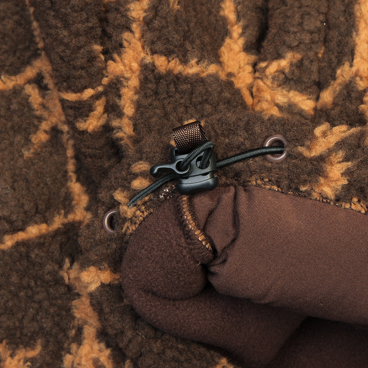 Dime - Polar Fleece Sherpa Zip
Color : Brown
