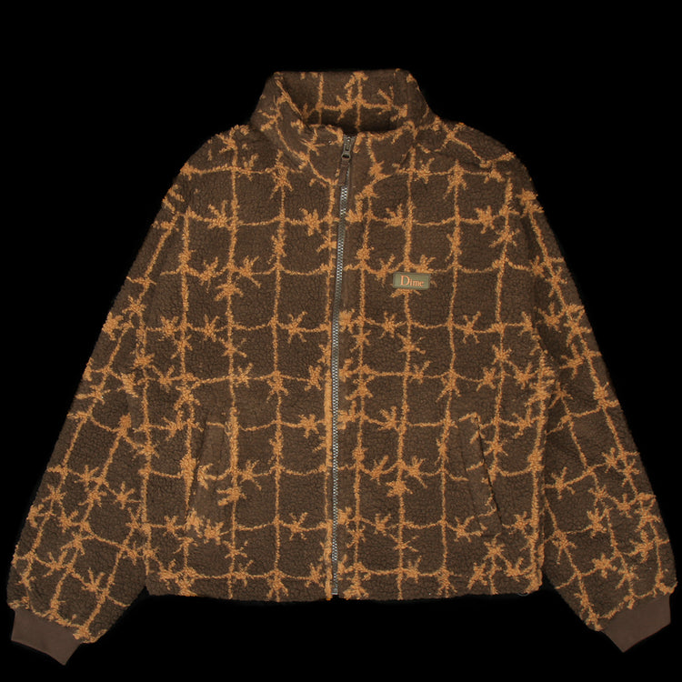 Dime - Polar Fleece Sherpa Zip
Color : Brown