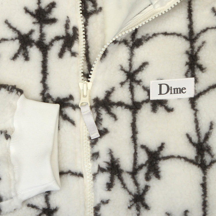 Dime - Polar Fleece Sherpa Zip
Color : White