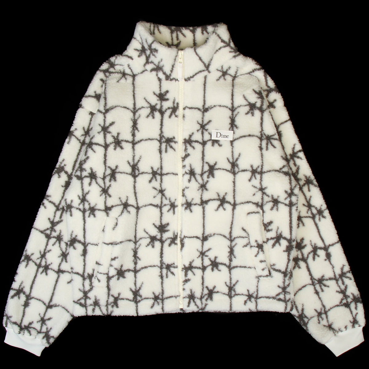 Dime - Polar Fleece Sherpa Zip
Color : White