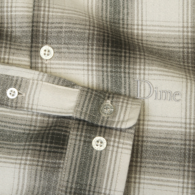 Dime - Premium Flannel Shirt
Color : Light Gray
