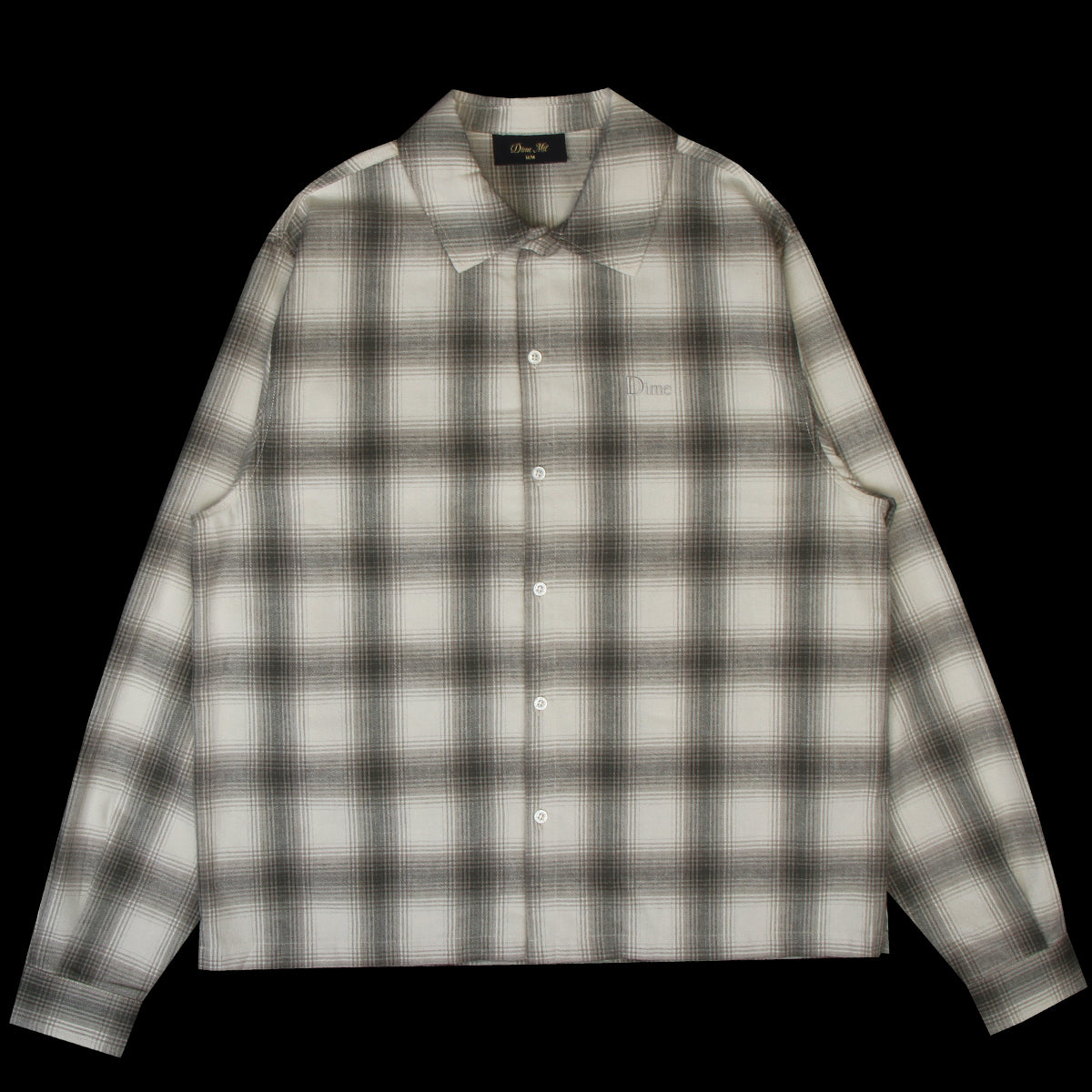 Dime - Premium Flannel Shirt
Color : Light Gray