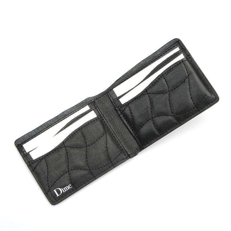 Dime Quilted Bifold Wallet Black