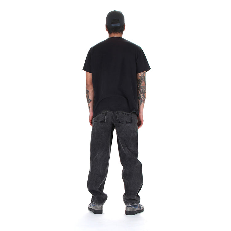 Dime | Classic Relaxed Denim Pant
Color : Black