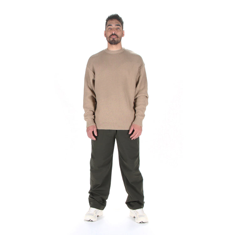 Dime | Wave Knit Crewneck KhakiDime Wave Knit Crewneck Khaki