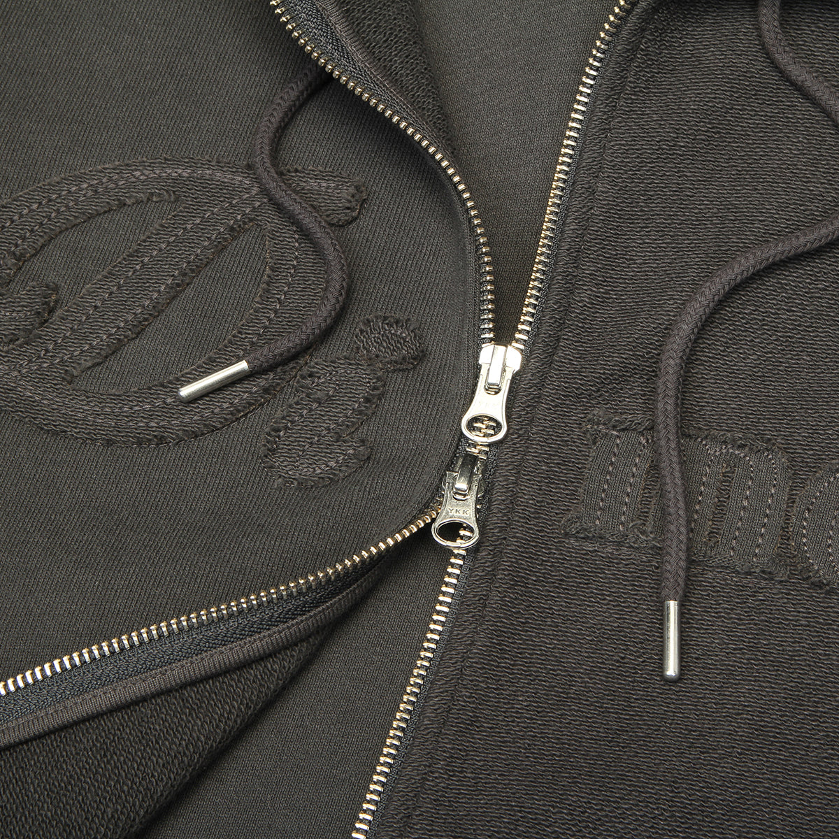 Dime - Reverse French Terry Zip Hoodie
Color : Vintage Black