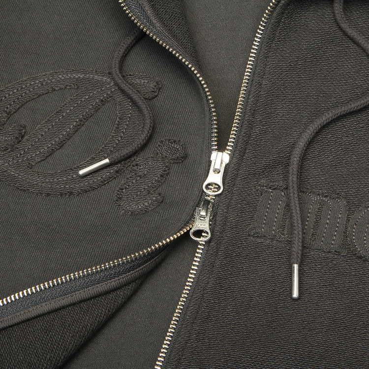 Dime - Reverse French Terry Zip Hoodie
Color : Vintage Black