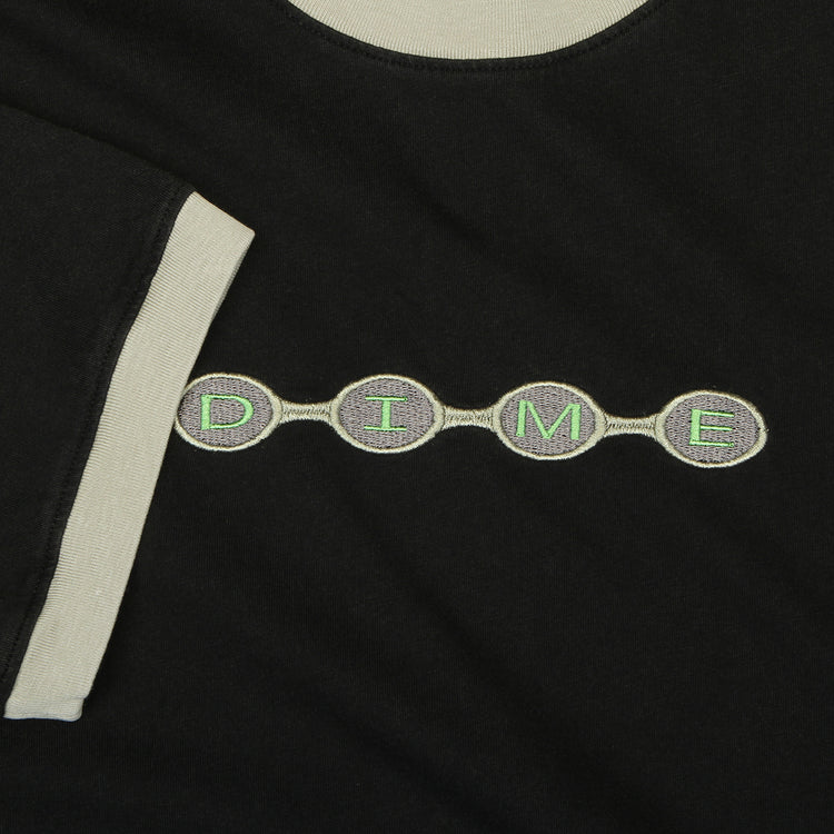 Dime - Space Ringer T-Shirt
Color : Black