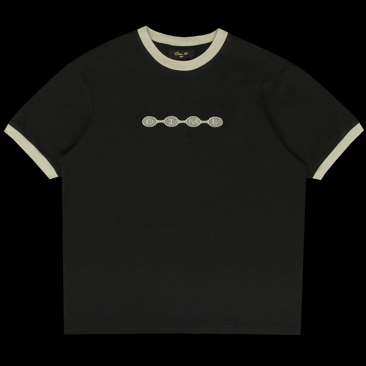 Dime - Space Ringer T-Shirt
Color : Black