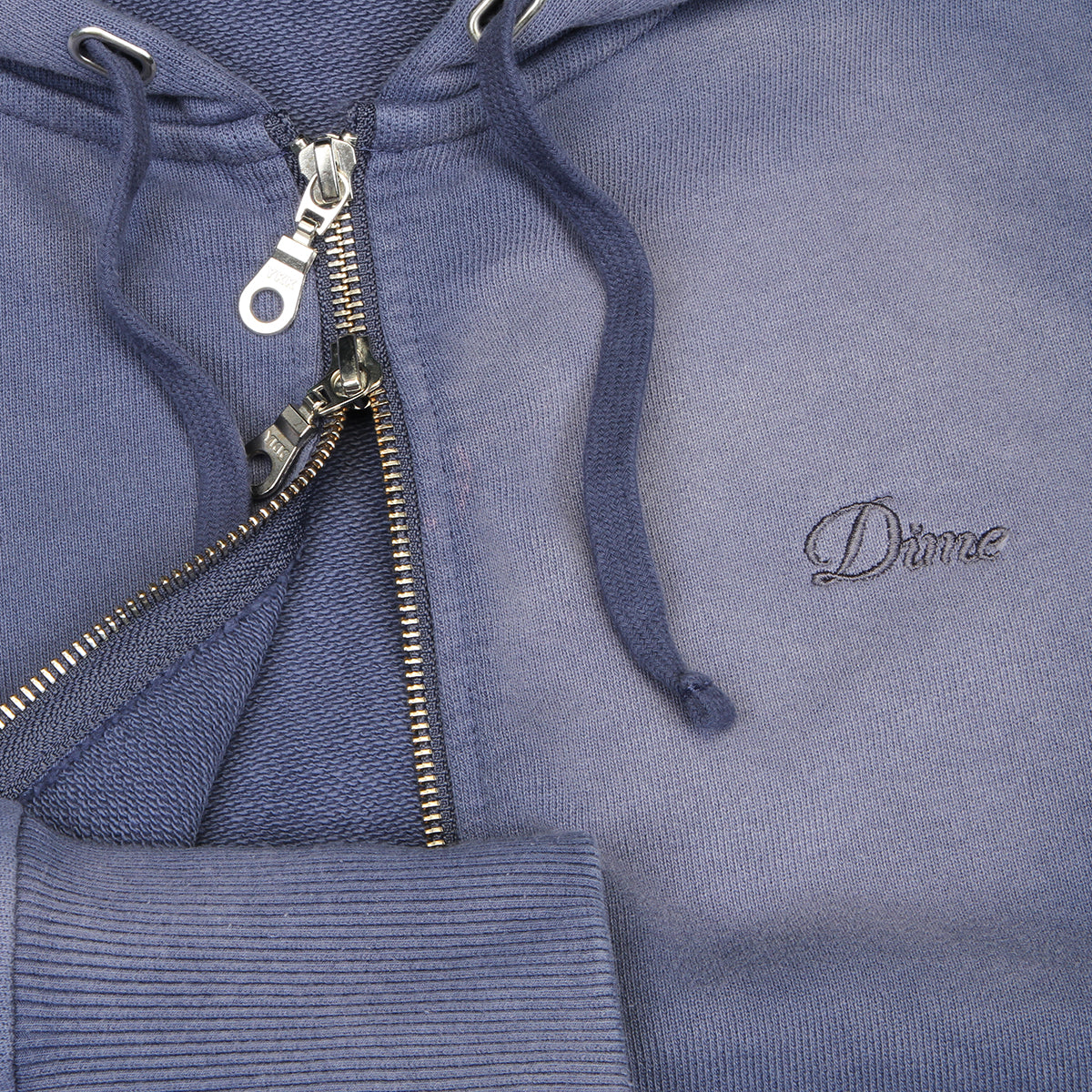 Dime - Women's Cropped Zip Hoodie
Color : Lavender Washed
